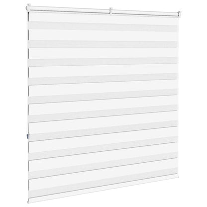 Zebra Blind White 150x150 cm Fabric Width 145.9 cm Polyester