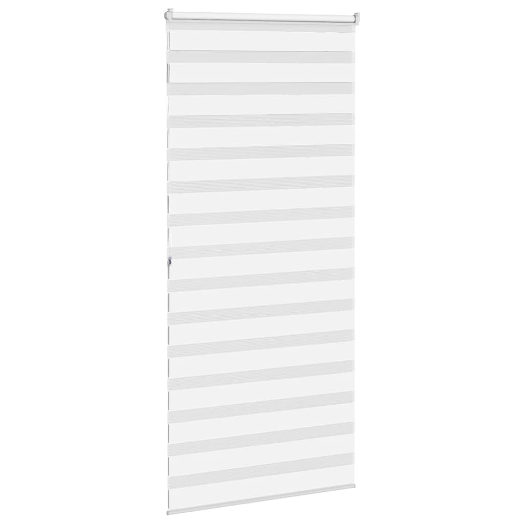 Zebra Blind White 95x200 cm Fabric Width 90.9 cm Polyester