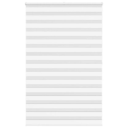 Zebra Blind White 145x200 cm Fabric Width 140.9 cm Polyester