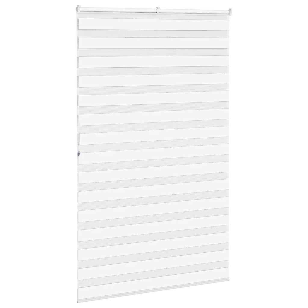 Zebra Blind White 145x200 cm Fabric Width 140.9 cm Polyester