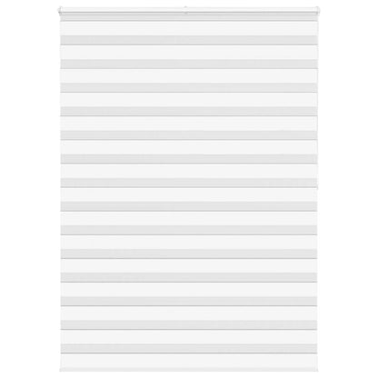 Zebra Blind White 160x200 cm Fabric Width 155.9 cm Polyester