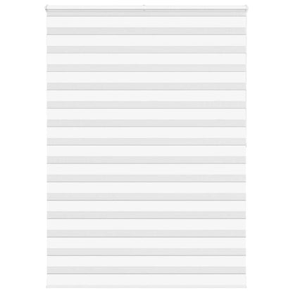 Zebra Blind White 165x200 cm Fabric Width 160.9 cm Polyester