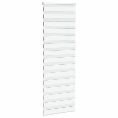 Zebra Blind White 75x230 cm Fabric Width 70.9 cm Polyester