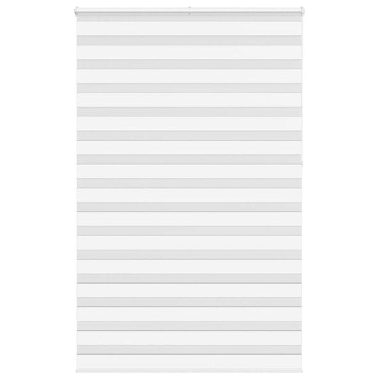 Zebra Blind White 150x230 cm Fabric Width 145.9 cm Polyester