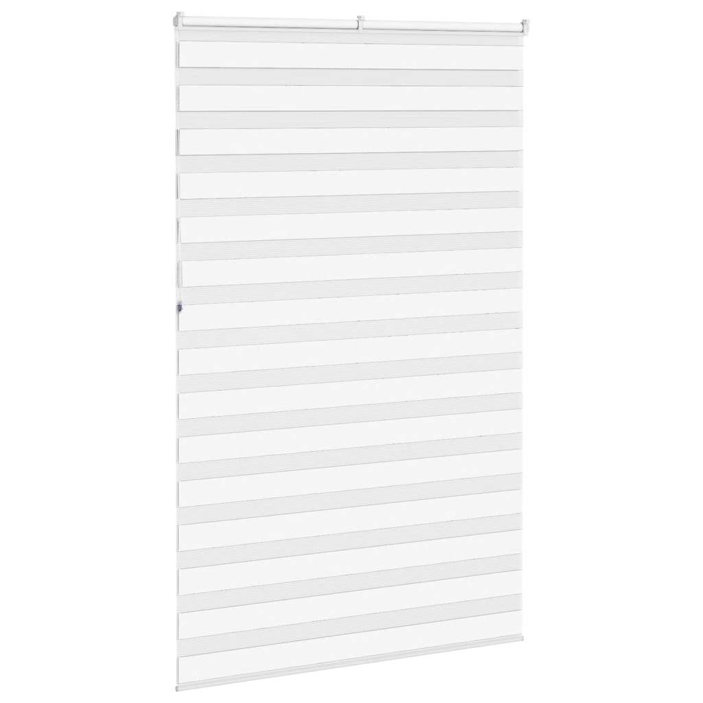 Zebra Blind White 150x230 cm Fabric Width 145.9 cm Polyester