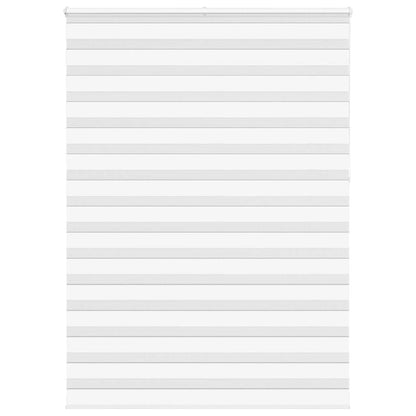 Zebra Blind White 155x230 cm Fabric Width 150.9 cm Polyester