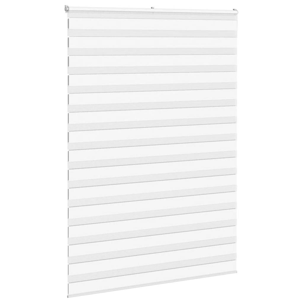 Zebra Blind White 155x230 cm Fabric Width 150.9 cm Polyester