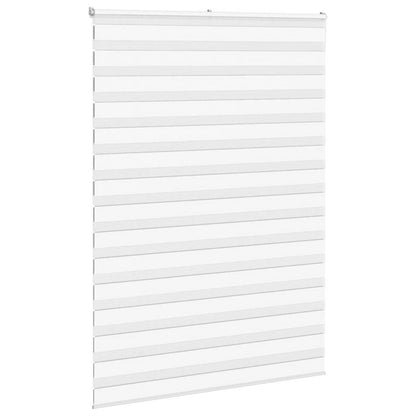 Zebra Blind White 155x230 cm Fabric Width 150.9 cm Polyester