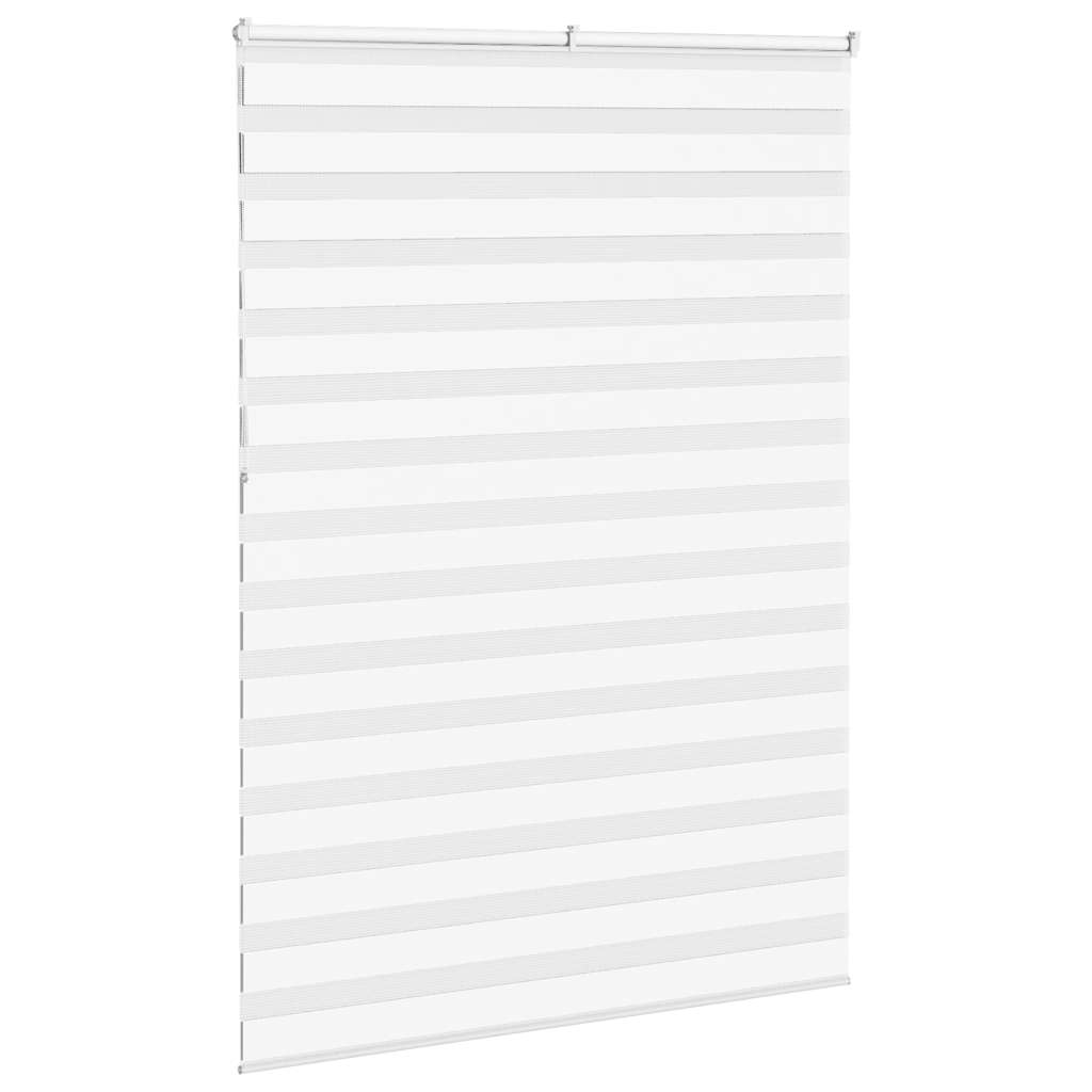 Zebra Blind White 160x230 cm Fabric Width 155.9 cm Polyester