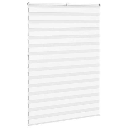 Zebra Blind White 160x230 cm Fabric Width 155.9 cm Polyester