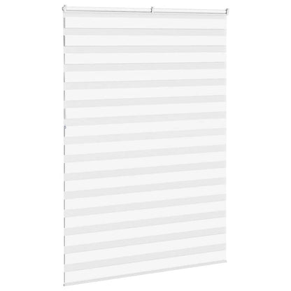 Zebra Blind White 165x230 cm Fabric Width 160.9 cm Polyester