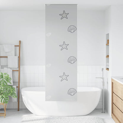 Shower Roller Blind 80x240 cm Fabric Width 76 cm