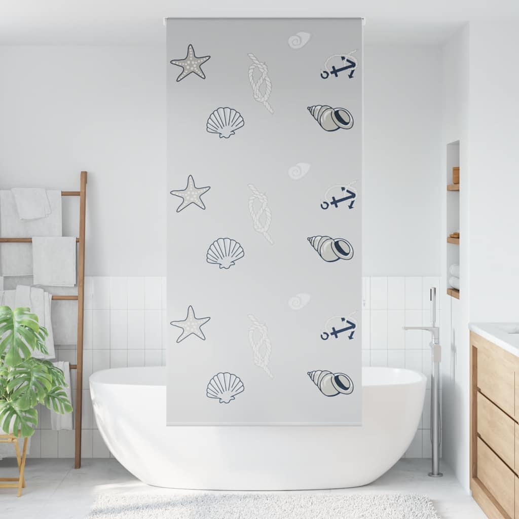 Shower Roller Blind 110x240 cm Fabric Width 106 cm