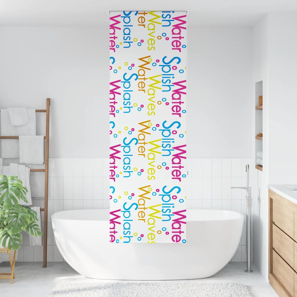 Shower Roller Blind 70x240 cm Fabric Width 66 cm