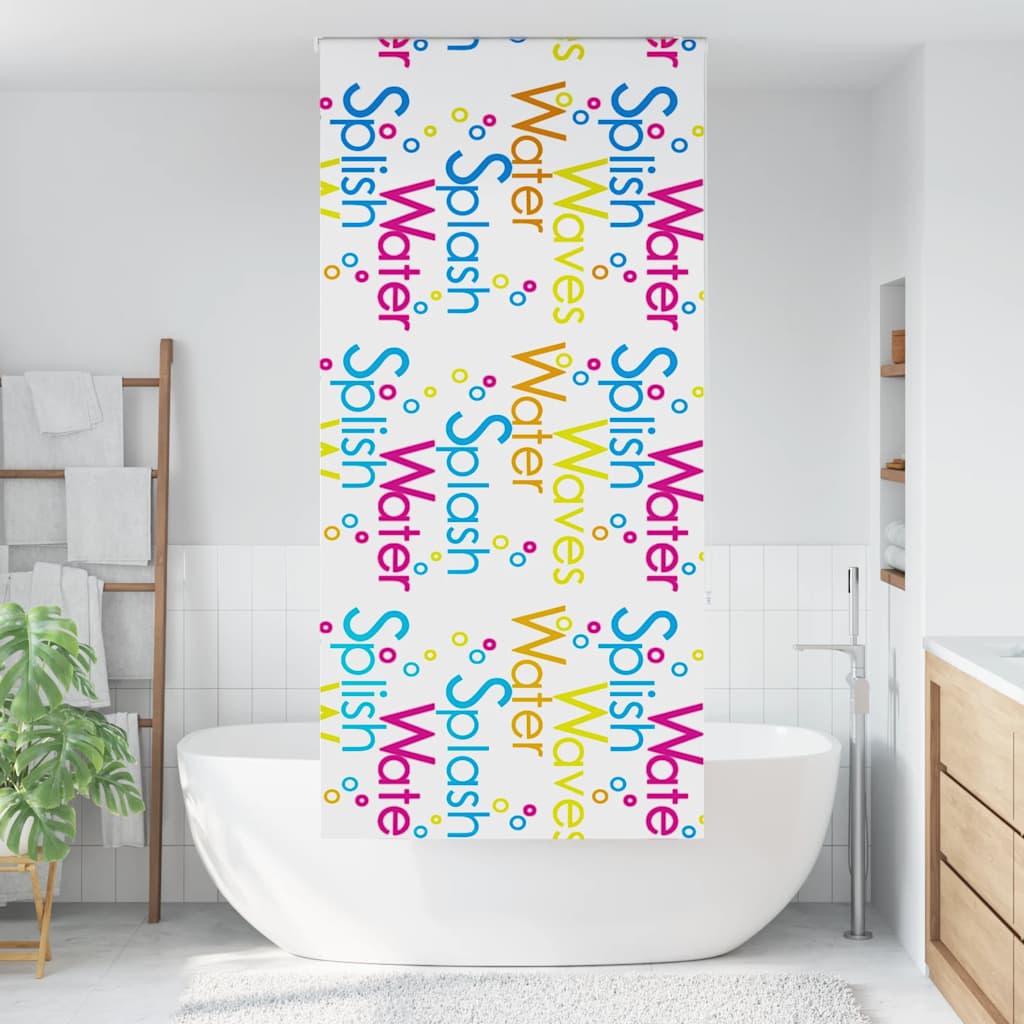 Shower Roller Blind 100x240 cm Fabric Width 96 cm