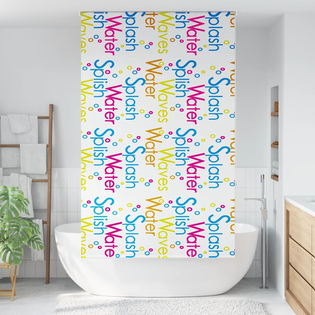 Shower Roller Blind 140x240 cm Fabric Width 136 cm