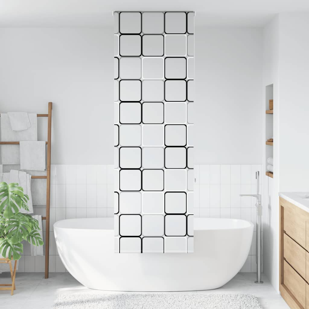 Shower Roller Blind 60x240 cm Fabric Width 56 cm