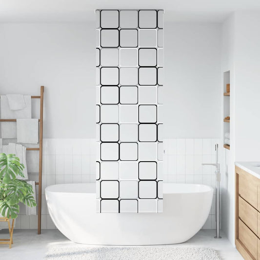 Shower Roller Blind 80x240 cm Fabric Width 76 cm