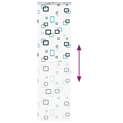 Shower Roller Blind with Cassette 60x240 cm Fabric Width 56 cm