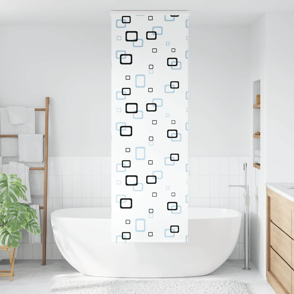 Shower Roller Blind with Cassette 70x240 cm Fabric Width 66 cm