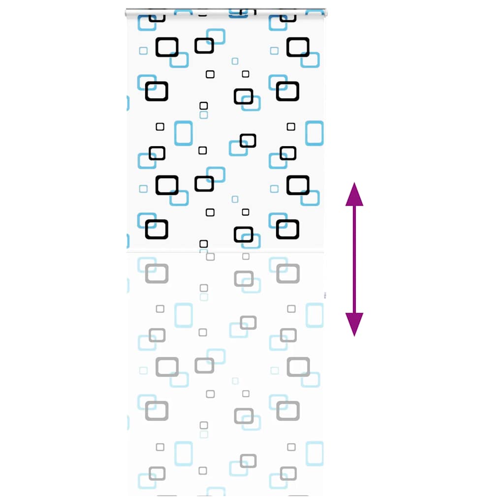 Shower Roller Blind with Cassette 100x240 cm Fabric Width 96 cm