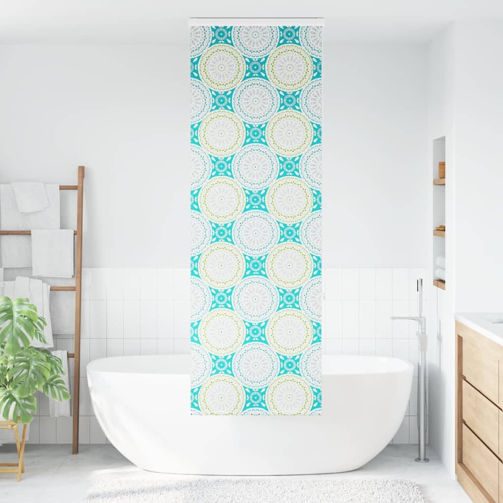 Shower Roller Blind with Cassette 80x240 cm Fabric Width 76 cm