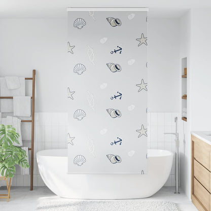 Shower Roller Blind with Cassette 90x240 cm Fabric Width 86 cm