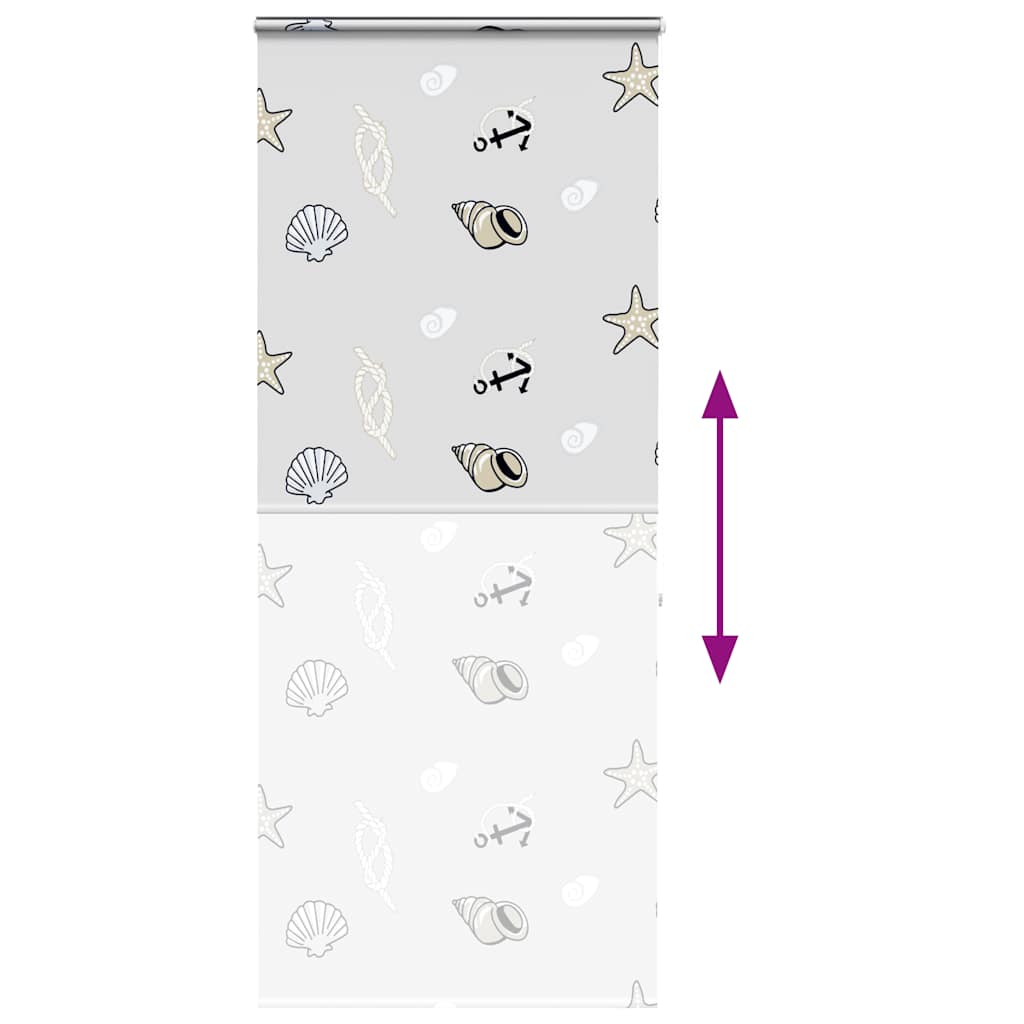 Shower Roller Blind with Cassette 100x240 cm Fabric Width 96 cm