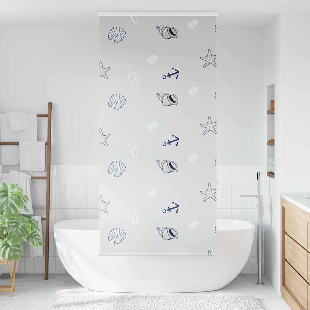 Shower Roller Blind with Cassette 110x240 cm Fabric Width 106 cm