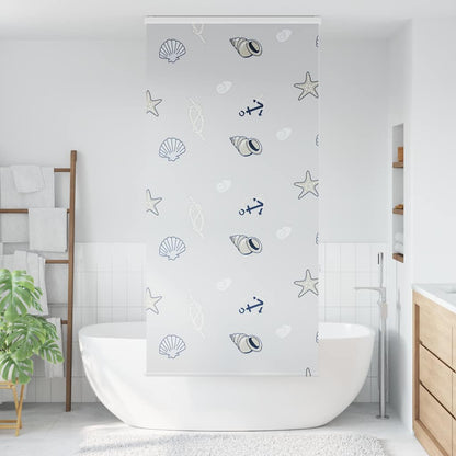 Shower Roller Blind with Cassette 110x240 cm Fabric Width 106 cm