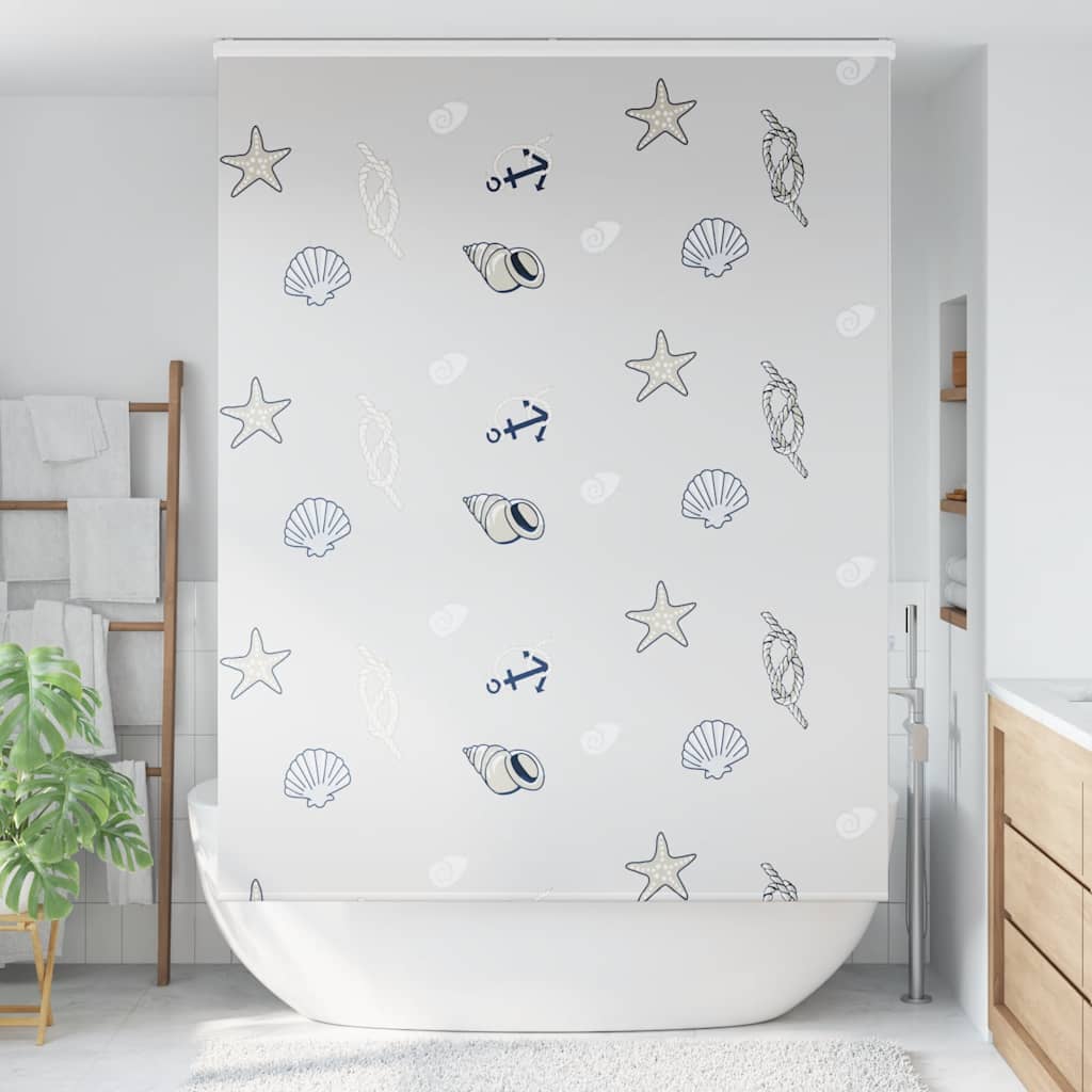 Shower Roller Blind with Cassette 160x240 cm Fabric Width 156 cm