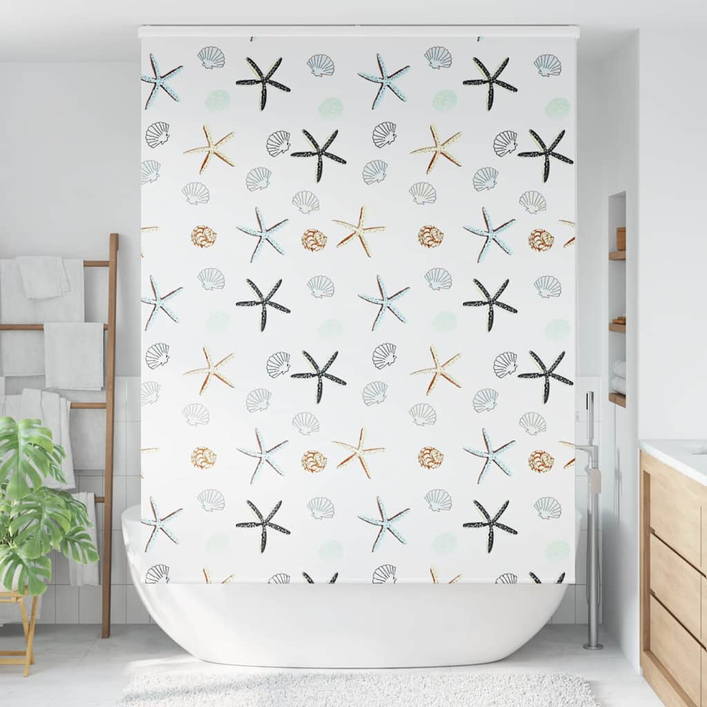 Shower Roller Blind with Cassette 150x240 cm Fabric Width 146 cm