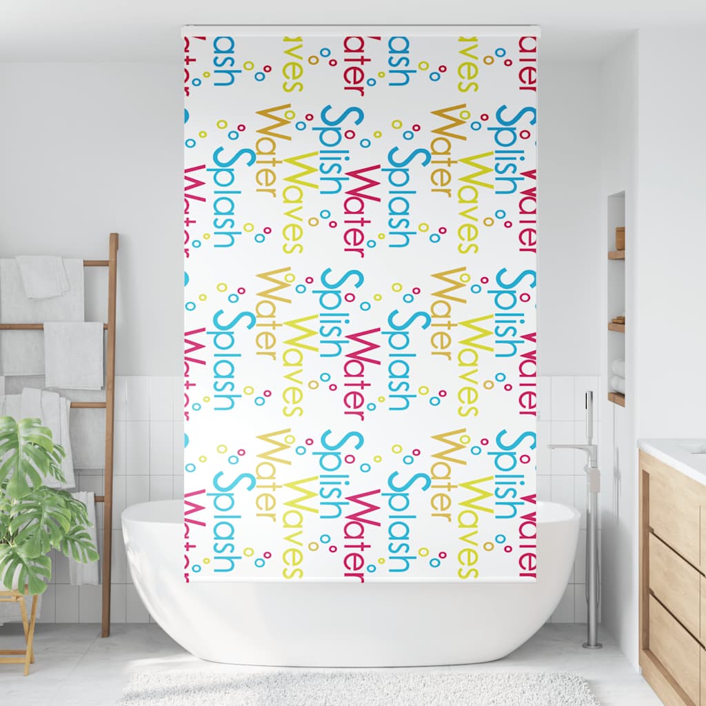 Shower Roller Blind with Cassette 120x240 cm Fabric Width 116 cm