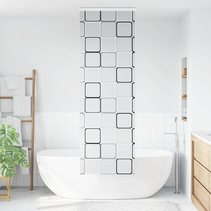 Shower Roller Blind with Cassette 60x240 cm Fabric Width 56 cm