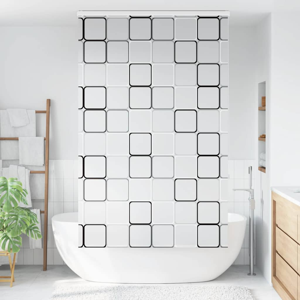 Shower Roller Blind with Cassette 130x240 cm Fabric Width 126 cm