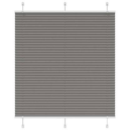 Pleated Blind Anthracite 115x100 cm Fabric Width 114.4 cm Polyester