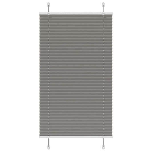 Pleated Blind Anthracite 70x150 cm Fabric Width 69.4 cm Polyester