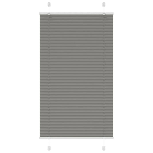 Pleated Blind Anthracite 80x150 cm Fabric Width 79.4 cm Polyester