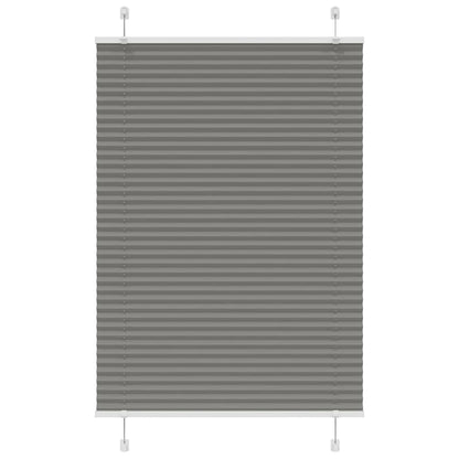 Pleated Blind Anthracite 85x150 cm Fabric Width 84.4 cm Polyester