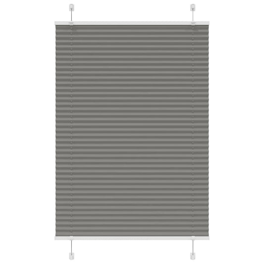 Pleated Blind Anthracite 95x150 cm Fabric Width 94.4 cm Polyester