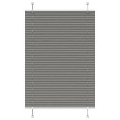 Pleated Blind Anthracite 100x150 cm Fabric Width 99.4 cm Polyester