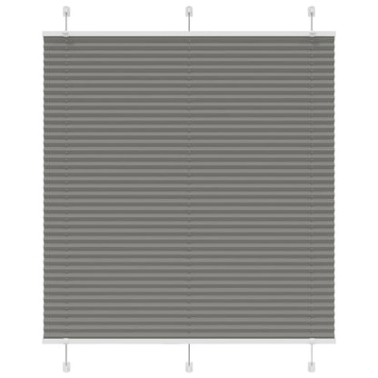 Pleated Blind Anthracite 115x150 cm Fabric Width 114.4 cm Polyester