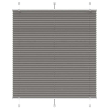 Pleated Blind Anthracite 120x150 cm Fabric Width 119.4 cm Polyester