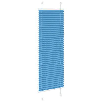 Pleated Blind Blue 50x100 cm Fabric Width 49.4 cm Polyester