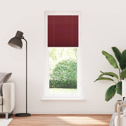 Pleated Blind Bordeaux Red 70x200 cm Fabric Width 69.4 cm Polyester