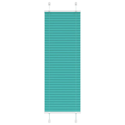 Pleated Blind Petrol Green 40x100 cm Fabric Width 39.4 cm Polyester