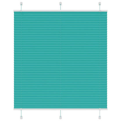 Pleated Blind Petrol Green 115x100 cm Fabric Width 114.4 cm Polyester