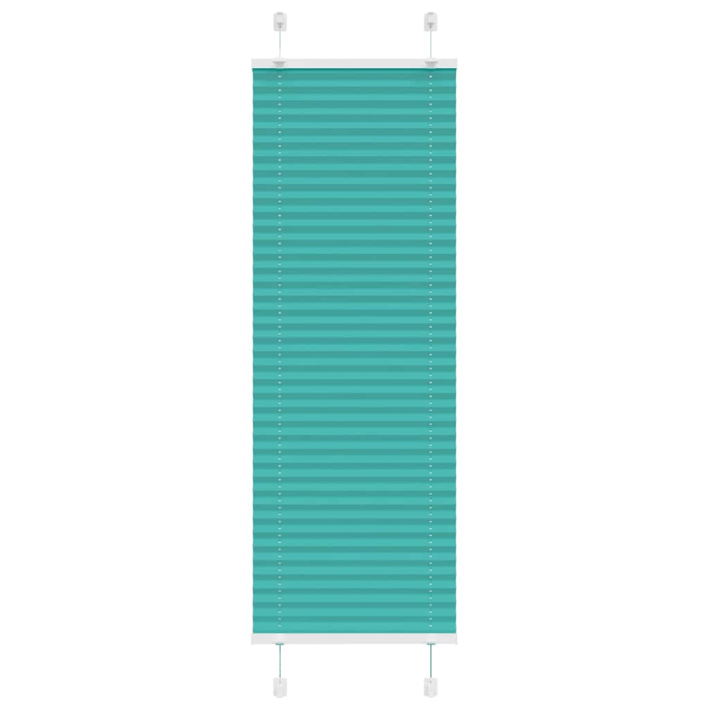 Pleated Blind Petrol Green 45x150 cm Fabric Width 44.4 cm Polyester