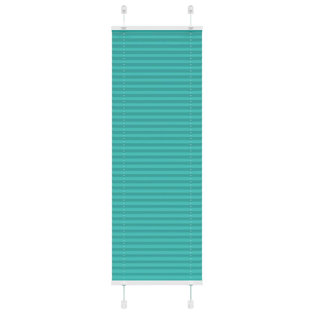 Pleated Blind Petrol Green 50x150 cm Fabric Width 49.4 cm Polyester