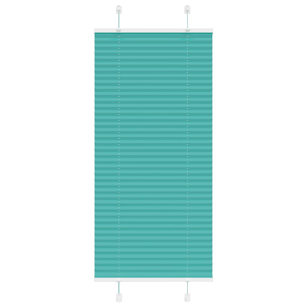 Pleated Blind Petrol Green 60x150 cm Fabric Width 59.4 cm Polyester